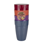 Addis Plastic Tumblers 350ml - 4 Piece